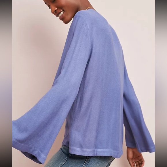 Cloth & Stone by Anthropologie Long Sleeve Purple Top - Picture 2 of 9